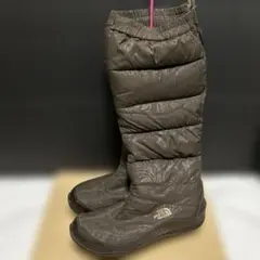 THE NORTH FACE 550 ヌプシ ブラウン スノーロングブーツ茶24