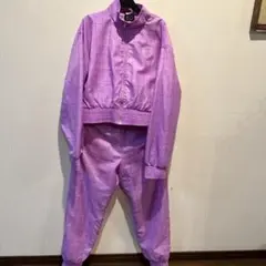 NIKE ピンク チェック柄 ジャージ上下セット M