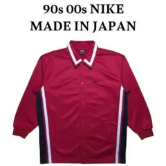 90s 00s NIKE ジャージ生地コーチジャケット ブルズカラー ナイキ