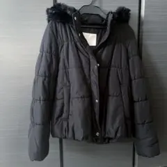 セシルマクビー　ダウン　ジャケット　ファー　ブラック