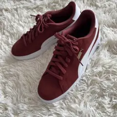 PUMA スニーカー バーガンディ ホワイト　プーマ　29センチ
