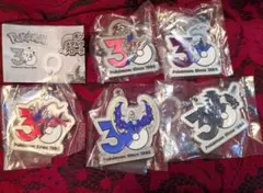 포켓몬 30周年 メタルチャームマスコット ５種 新品 미사용