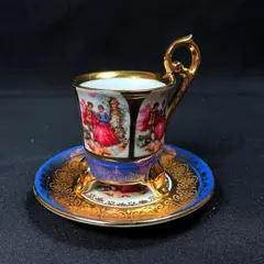★値下げ★大橋陶器 OHASHI CHINA　デミタスカップ＆ソーサー猫足カップ