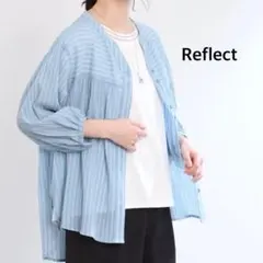 【美品】Reflect リフレクト ストライプブラウスのサムネイル