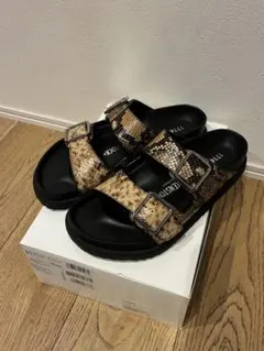 BIRKENSTOCK 1774 レオパード サンダル 39 - メルカリ
