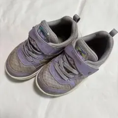 ムーンスターLUVRUSH メッシュスニーカー パープル