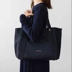 美品 TOCCA AVENUE ナイロン トート バッグ ネイビー 2way