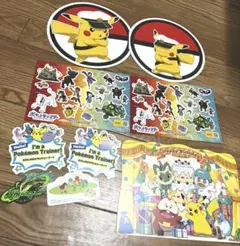 ポケモンセンター ステッカー うちわ型リーフレットまとめ売り