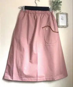 新品 未使用☆プードゥドゥ☆POU DOU DOU☆ロング フレアスカート 小鳥