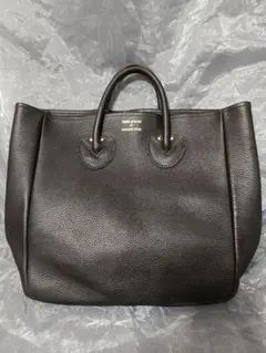 YOUNG&OLSEN　ヤングアンドオルセン★定番トートバッグ ブラック レザー