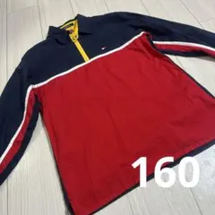 160 L トミーヒルフィガー 長袖 ハーフジップ 上着 キッズ　ジャンバー