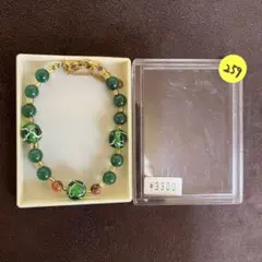【閉店価格】パワーストーン　ガラスブレスレット