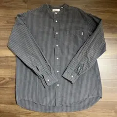 Gymplex ストライプカジュアルシャツ