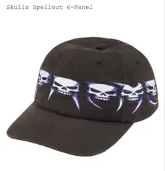 Supreme Skulls Spellout 6-Panel キャップ