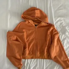 H&M ジップパーカー オレンジ