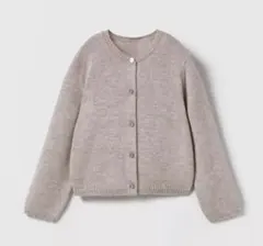 ZARA　ウール混ニットカーディガン　92cn