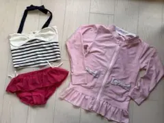 プティマイン　アプレレクール　水着　ラッシュガード　130 140