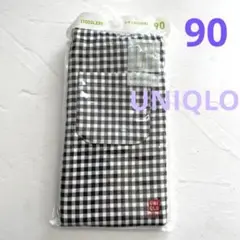 新品　ユニクロ　ギンガムチェック　10分丈　レギンス　90 チェック柄