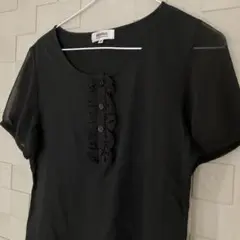 SONIA BY SONIA RYKIEL シフォン フリル カットソー 40のサムネイル