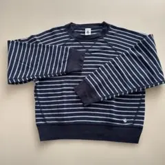 Petit Bateau ストライプデザイン コットン トレーナー