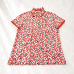 MUNSINGWEAR マンシングウェア ゴルフウェア　半袖ポロシャツ L 総柄のサムネイル