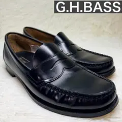 美品✨G.H.BASS ジーエイチバス ローガン LOGAN コイン ローファーのサムネイル