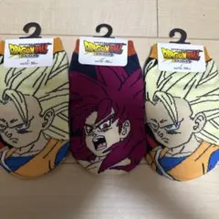 ドラゴンボールDAIMA キッズソックス 3足セット 15〜20cm
