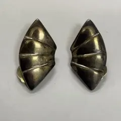 ヴィンテージ SILVER イヤリング 貝殻型 シルバー