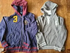Polo Ralph Lauren フード付きパーカー 2点セット 150 12