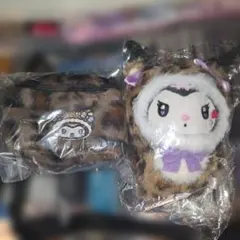 サンリオ　クロミ　ヒョウ柄　ぬいぐるみ　ポーチ　キーホルダー