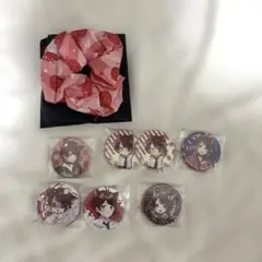 すとぷり 莉犬 缶バッジ シュシュ まとめ売り