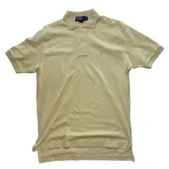 90s ラルフローレン　ヴィンテージ　ポロシャツ　企業ロゴ　ワンポイント　刺繍