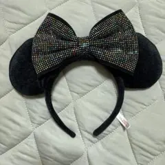 ディズニーリゾート ミニーカチューシャ（キラキラ）