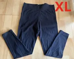 ユニクロ　ウルトラストレッチ リブレギンスパンツ　XL 黒