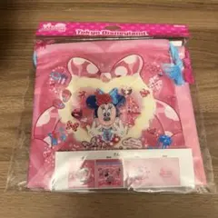 ディズニー　パルパルーザ　ミニーのファンダーランド　巾着　きんちゃく　2枚