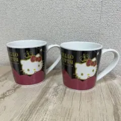 ハローキティ　平成レトロ　サンリオHellokitty ペア　マグカップ　平成