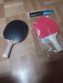遊戯用卓球ラケットシェイク型2本セット