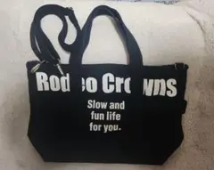 Rodeo Crowns 2wayロゴショルダートートバッグロデオ即購入OK