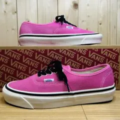 【未使用級】VANS アナハイム オーセンティック 44DX ピンク 24.5㎝のサムネイル