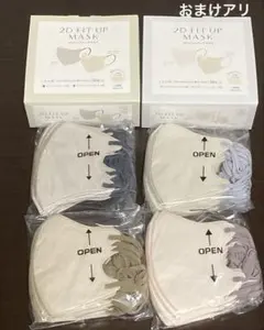 マスク•スリーコインズ／2Dフィットアップマスク　不織布　　まとめ売りのサムネイル