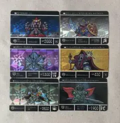 レトロ　ガンダムカードダス　キラカード6枚セット