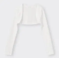 【新品未使用】　uvカットショートボレロ　ホワイト　白