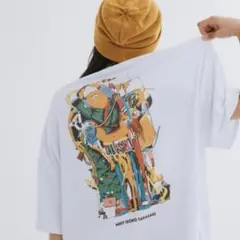 ニートと居候とたかさき 三猿ロンT ホワイト 400 - メルカリ