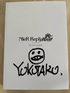 新品 ニーアレプリカント ヨコオタロウ直筆サイン入 アクリルパネル NieR