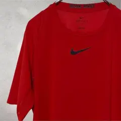 NIKE・ナイキ・ナイキプロ・ドライフィット・赤・Mサイズ