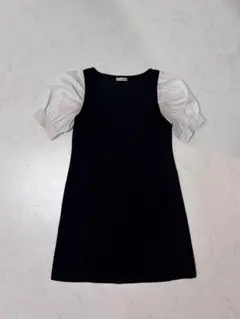 INGNI 袖切替異素材ワンピース