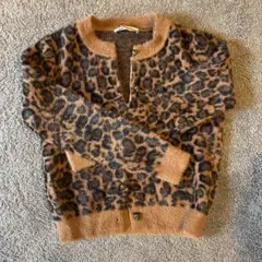 ZARA ヒョウ柄 レオパード　カーディガン Mサイズ