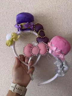ハーモニーランド カチューシャ キティミミィセット