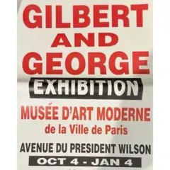 1997年発行 GILBERTANDGEORGEアート新聞 Agnès b. - メルカリ
