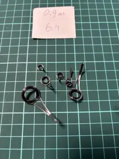 ロッド用 富士ガイドセット スピニング0.9m前後の穂先用 (出品番号1)のサムネイル
